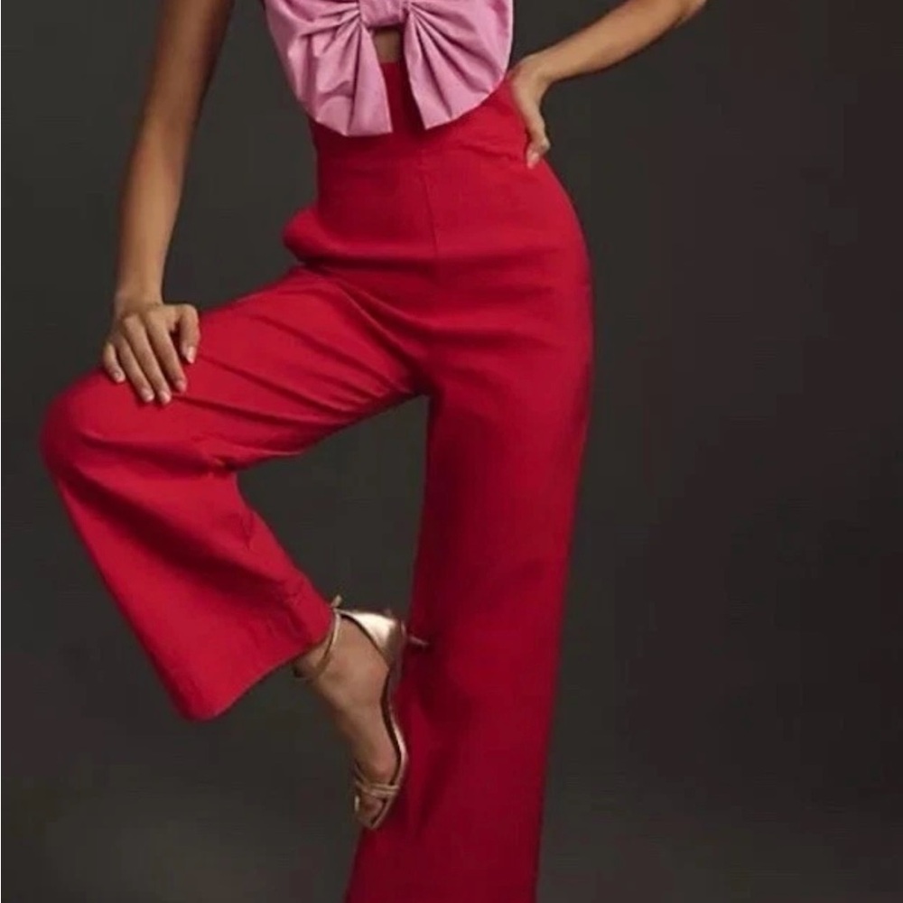 Mauve color block jumpsuit size 6
